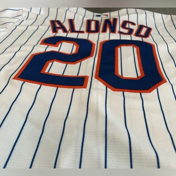 Nike Authentic New York Mets Pete Alonso #20 MLB Baseball Jersey Men's Sz L - Picture 7 of 7